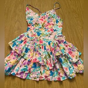 Sky To Moon Floral Mini Dress